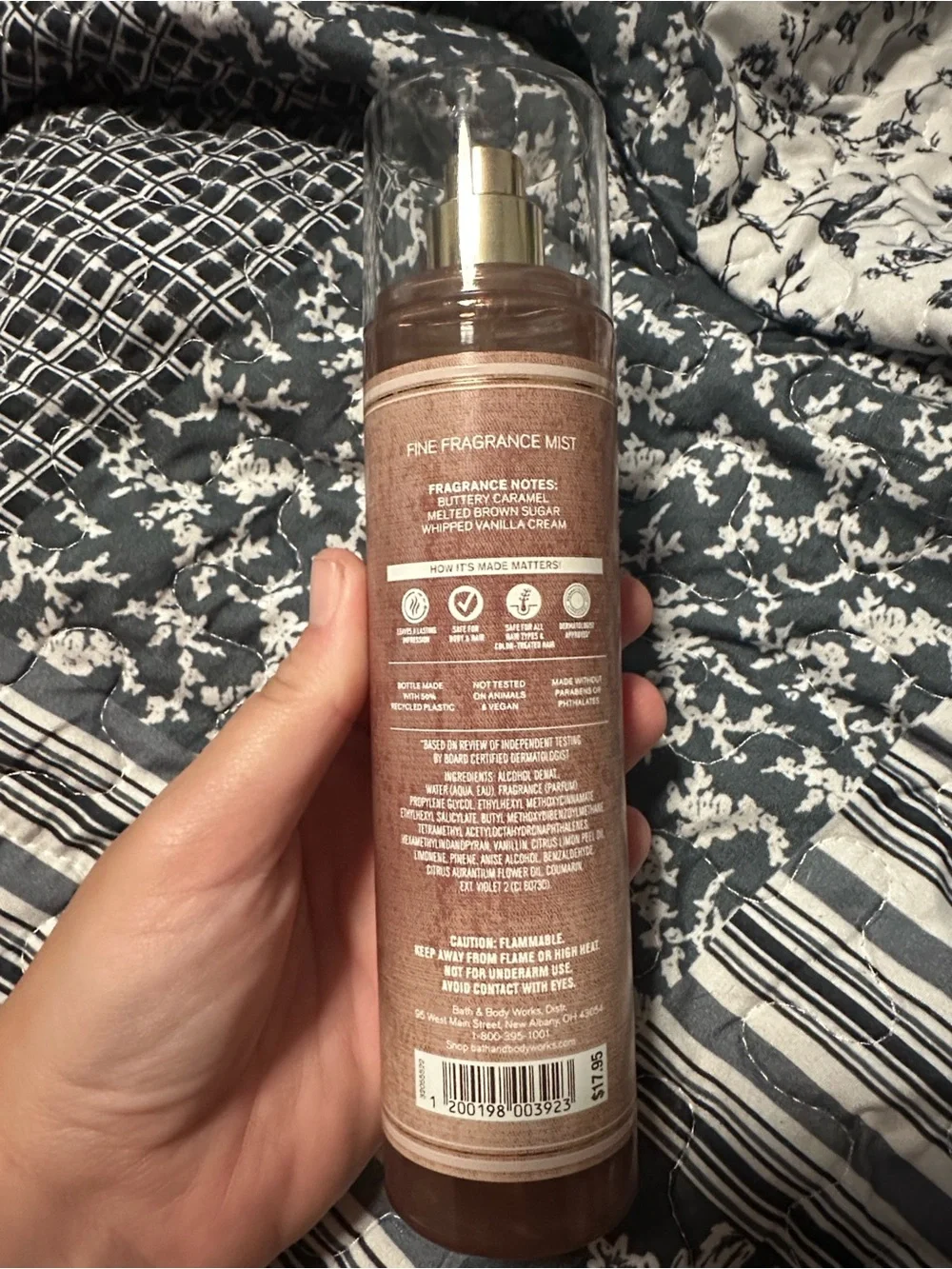 Caramel Vanilla Fine Fragrance Mist